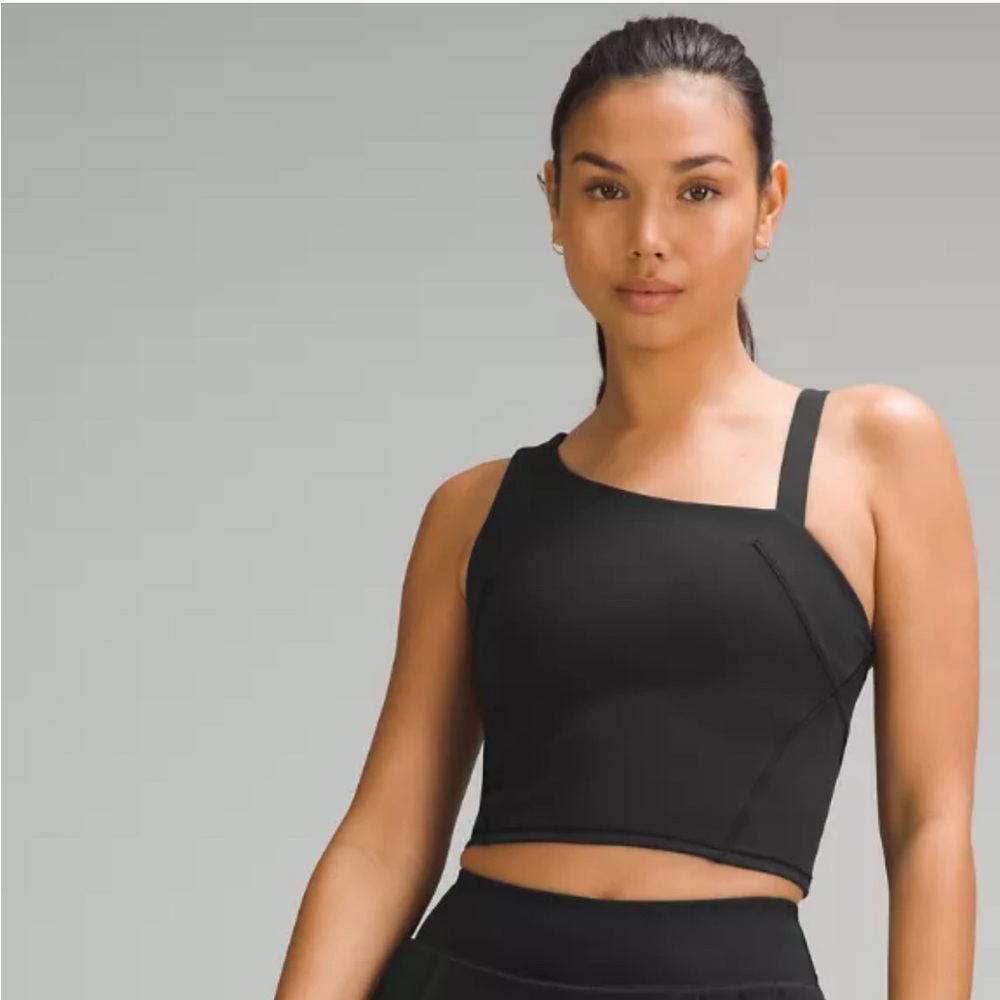 Everlux Asymmetrical Black Tennis Tank Top - 6